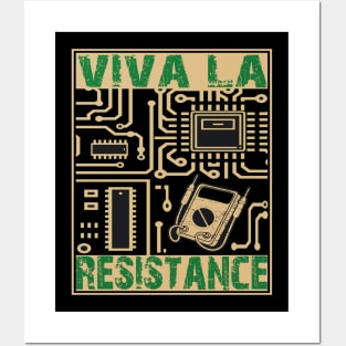 Funny Resistance Electronics Circuit Board Posters and Art